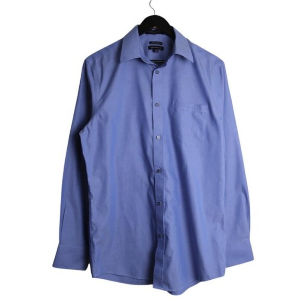 Vintage Boulevard Club Pima Cotton Button Down Men's Collared Shirt Size 15.5